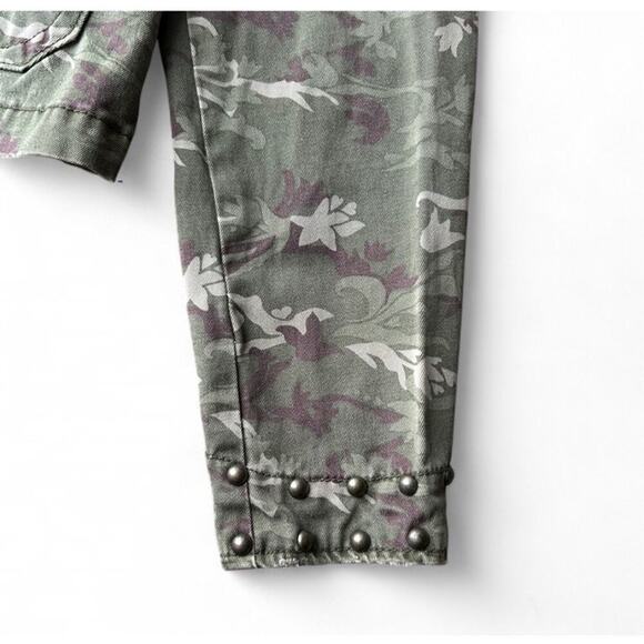 Levi Strauss Tab Twills California Limited Camo Women’s Studded Jacket Size L - Picture 4 of 8